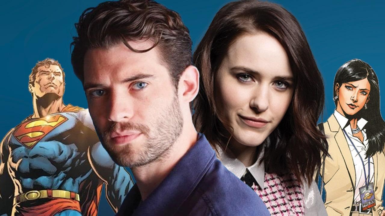 David Corenswet and Rachel Brosnahan cast as Superman and Lois Lane in