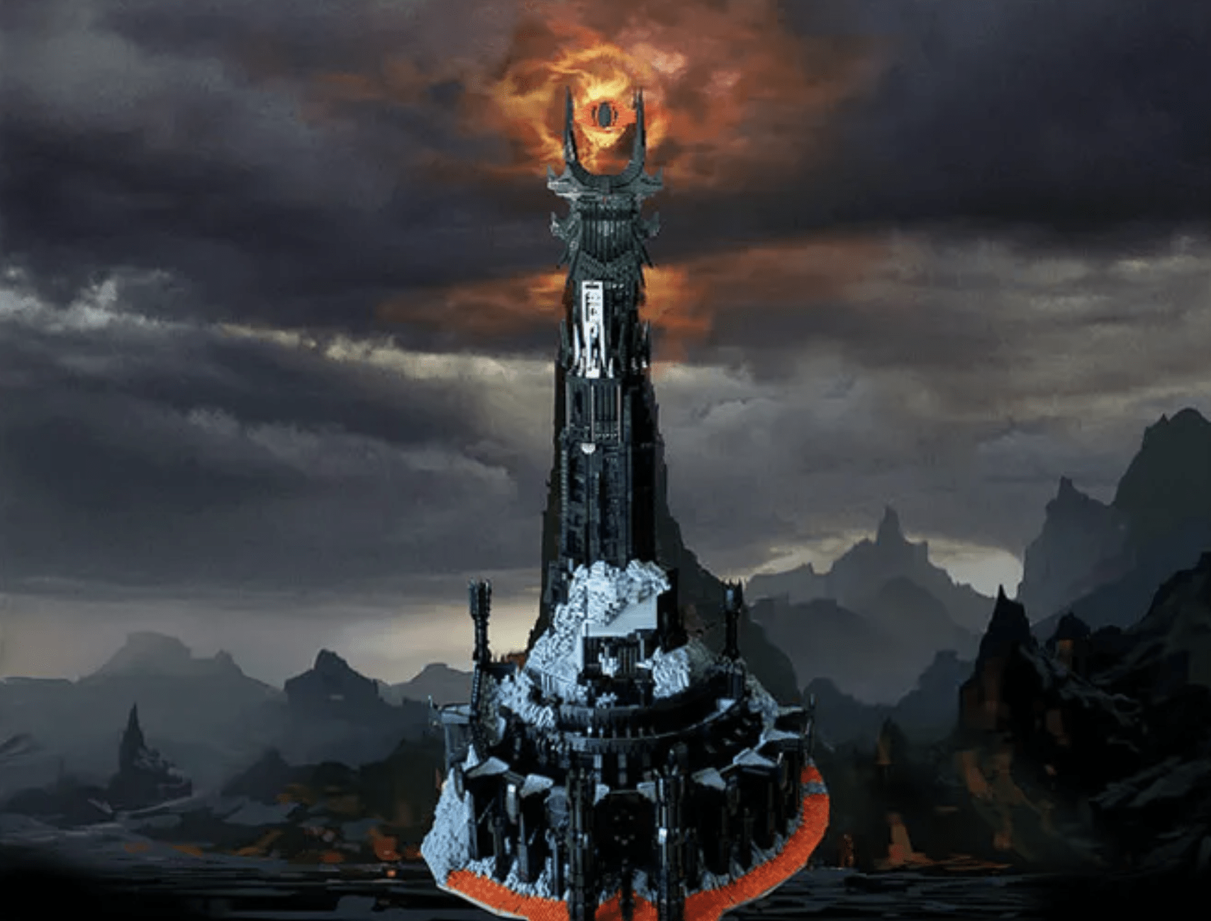 LEGO Reveals New Set Based on Sauron’s Fortress Baraddûr SciFiction